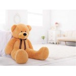 Big Golden Brown Smiling Teddy Bear (5 Feet) - 150 cms - 60 Inch